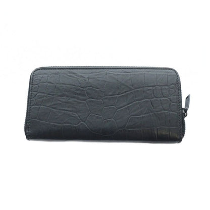 Saint Laurent Paris Long Wallet Round Zipper Inn617415 Cassandra Logo Leather