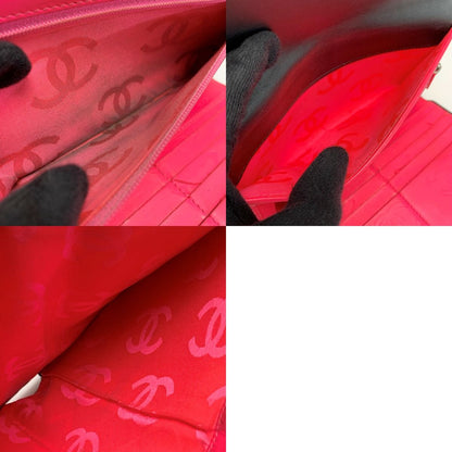 Chanel A46645 Black X Neon Pink