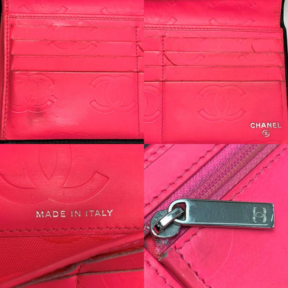 Chanel A46645 Black X Neon Pink