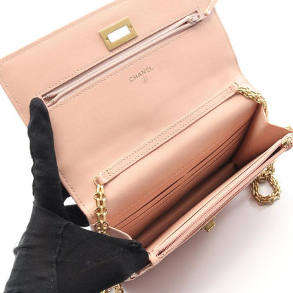 Chanel Shoulder Bag 2.55 Matelasse Light Pink Leather 2.55 Matelasse Chain