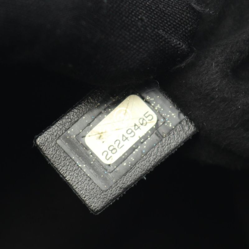 Chanel Shoulder Bag Deauville Black Caviar Skin (grained Calf) Deauville Logo