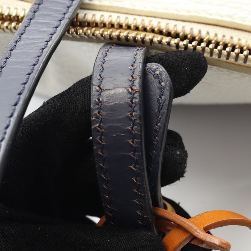 Fendi Shoulder Bag Pecan 8bn232 White/brown/nahibi Leather Shoulder Tote Women