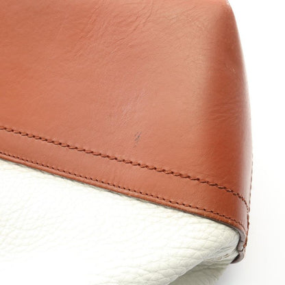 Fendi Shoulder Bag Pecan 8bn232 White/brown/nahibi Leather Shoulder Tote Women