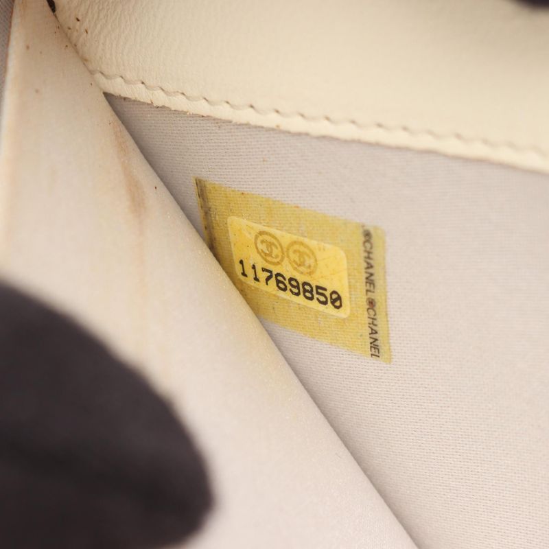 Chanel Round Long Wallet Coco Mark Black Leather Coco Mark Round Long Wallet