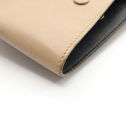 Celine Handbag Trapeze Medium 169542 Black/blue/beige Leather Suede Trapeze