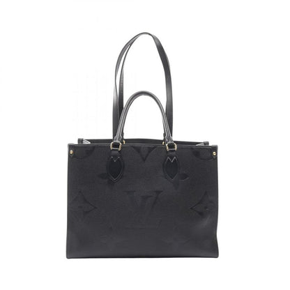 Louis Vuitton Tote Bag On The Go MM Monogram Empreinte Noir Black M45595 Noir