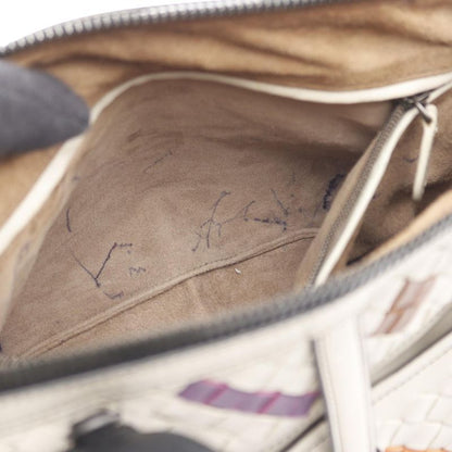 Bottega Veneta Handbag Intrecciato Gray/multi Leather Intrecciato 2-way Handbag