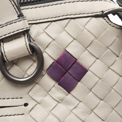 Bottega Veneta Handbag Intrecciato Gray/multi Leather Intrecciato 2-way Handbag