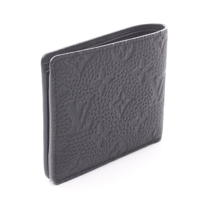 Louis Vuitton Portefeuille Multiple Fold Wallet Monogram Taurillon M82072 Noir