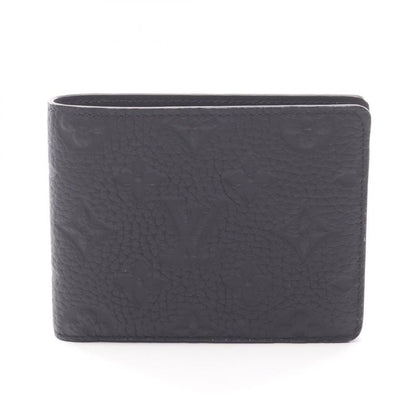 Louis Vuitton Portefeuille Multiple Fold Wallet Monogram Taurillon M82072 Noir