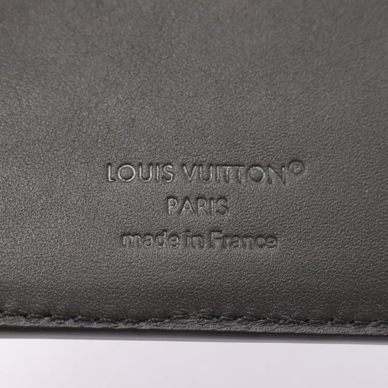 Louis Vuitton Portefeuille Multiple Fold Wallet Monogram Taurillon M82072 Noir