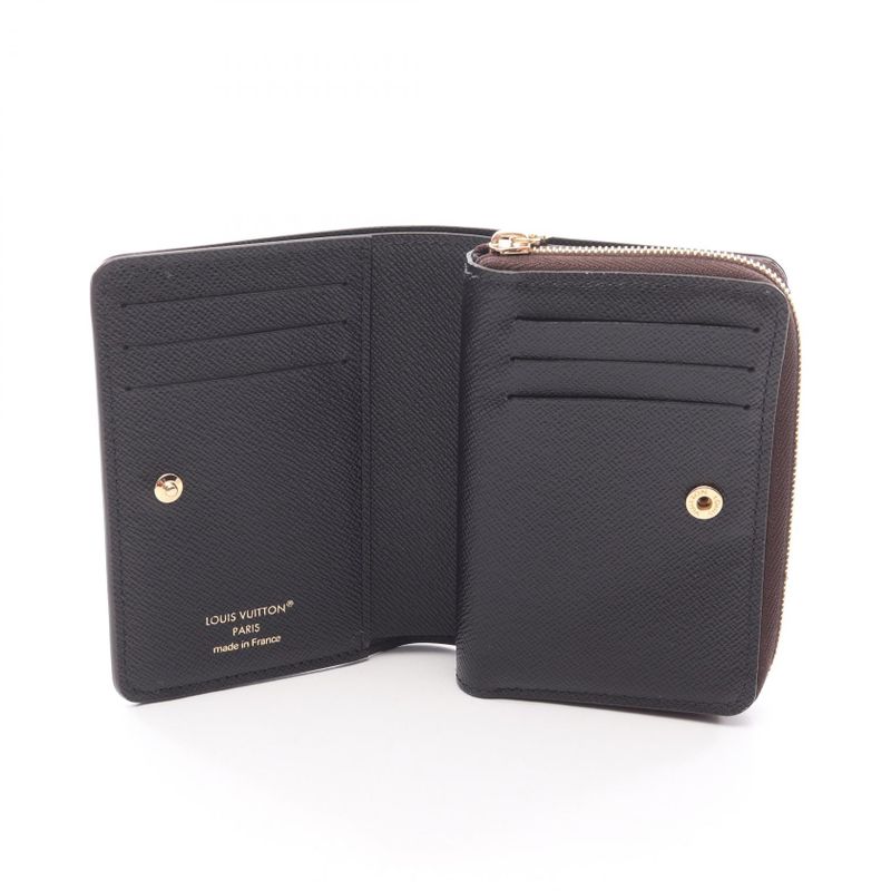 Louis Vuitton Portefeuille Roux Monogram Reverse M81461 Leather Portefeuille