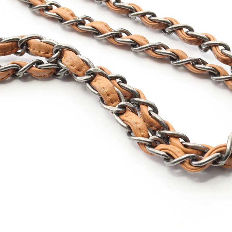 Chanel Tote Bag Coco Natural/black Canvas Leather Coco Icon Shopping Tote Women