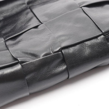 Bottega Veneta Waist Bag Body Bag Cassette Belt Bag 651053 Black Leather Maxi