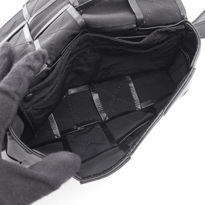 Bottega Veneta Waist Bag Body Bag Cassette Belt Bag 651053 Black Leather Maxi