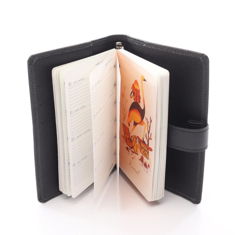 Louis Vuitton Notebook Cabas - Agenda PM Taiga Ardoise R20426 Ardoise Leather