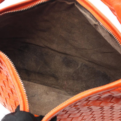 Bottega Veneta Shoulder Bag Veneta Bag Intrecciato 115653 Orange Leather