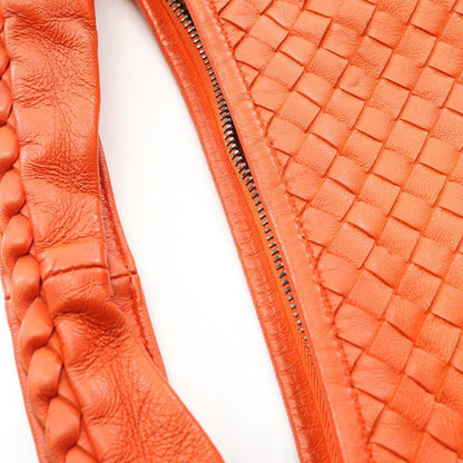 Bottega Veneta Shoulder Bag Veneta Bag Intrecciato 115653 Orange Leather