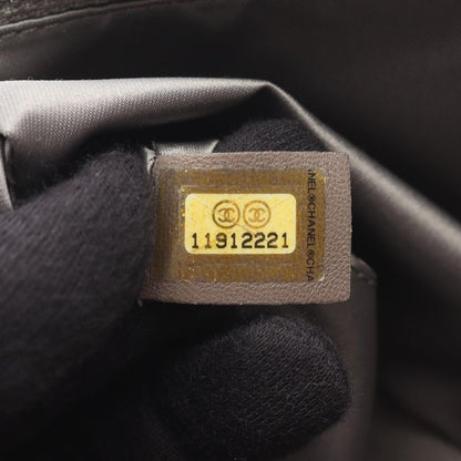 Chanel Shoulder Bag 2.55 Perforated Metallic Silver Leather 2.55 Chain Shoulder