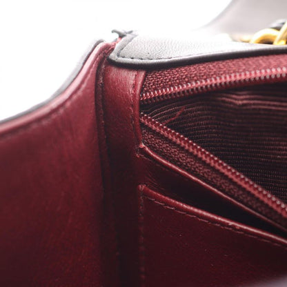 Chanel Shoulder Bag Mademoiselle Deka Matelasse Black Lambskin Mademoiselle