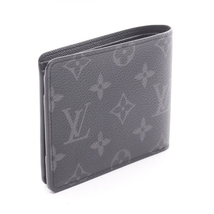 Louis Vuitton Portefeuille Multiple Monogram Eclipse M61695 Leather Portefeuille