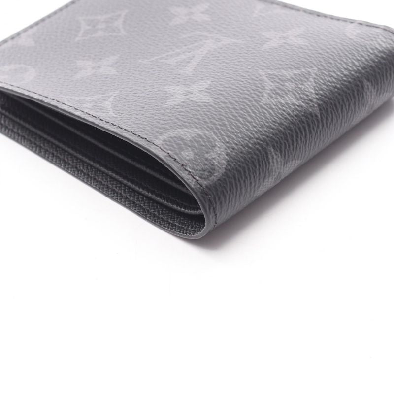 Louis Vuitton Portefeuille Multiple Monogram Eclipse M61695 Leather Portefeuille