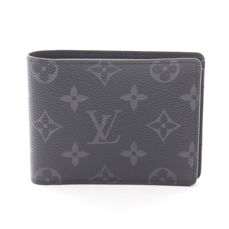 Louis Vuitton Portefeuille Multiple Monogram Eclipse M61695 Leather Portefeuille