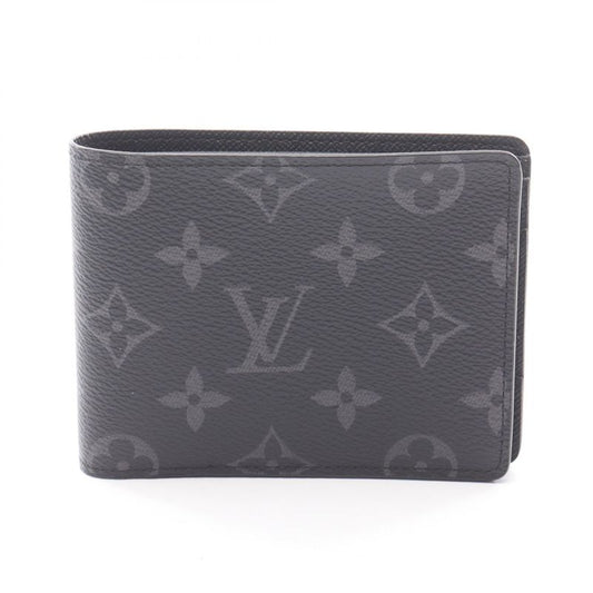 Louis Vuitton Portefeuille Multiple Monogram Eclipse M61695 Leather Portefeuille