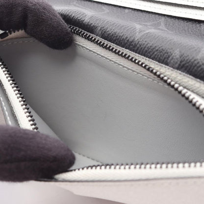 Louis Vuitton Bifold Long Wallet Portefeuille Brazza Epi M81371 Navy Leather