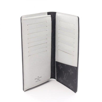 Louis Vuitton Bifold Long Wallet Portefeuille Brazza Epi M81371 Navy Leather