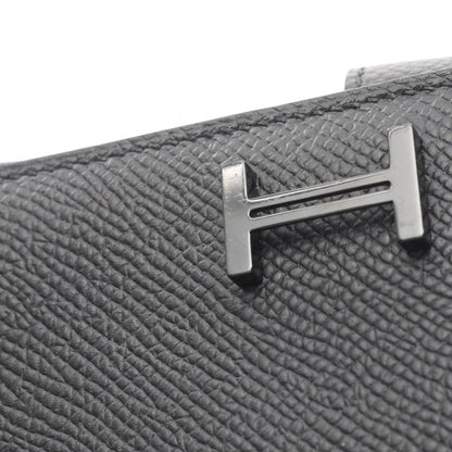 Hermes Bifold Long Wallet Bearn Souffle So Black Other Bearn Souffle So Black