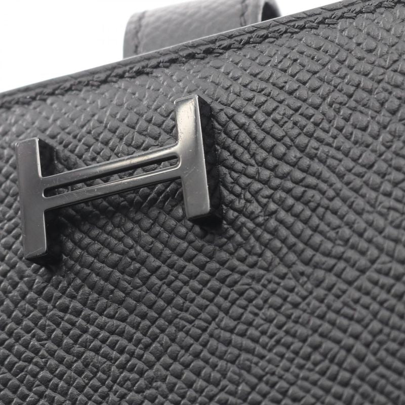 Hermes Bifold Long Wallet Bearn Souffle So Black Other Bearn Souffle So Black