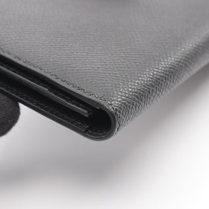 Hermes Bifold Long Wallet Bearn Souffle So Black Other Bearn Souffle So Black