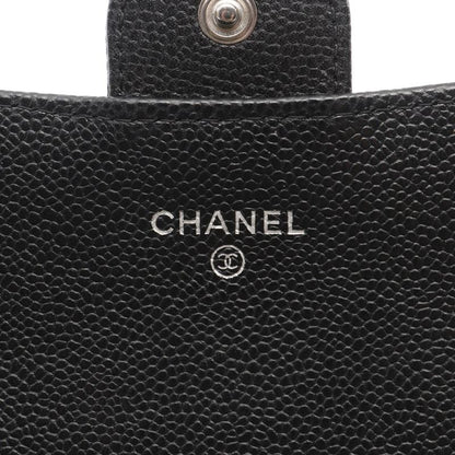Chanel Shoulder Bag Matelasse Black Caviar Skin (grained Calf) Matelasse Chain