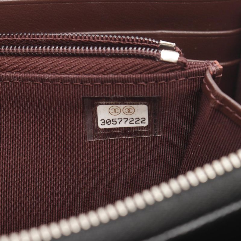 Chanel Shoulder Bag Matelasse Black Caviar Skin (grained Calf) Matelasse Chain