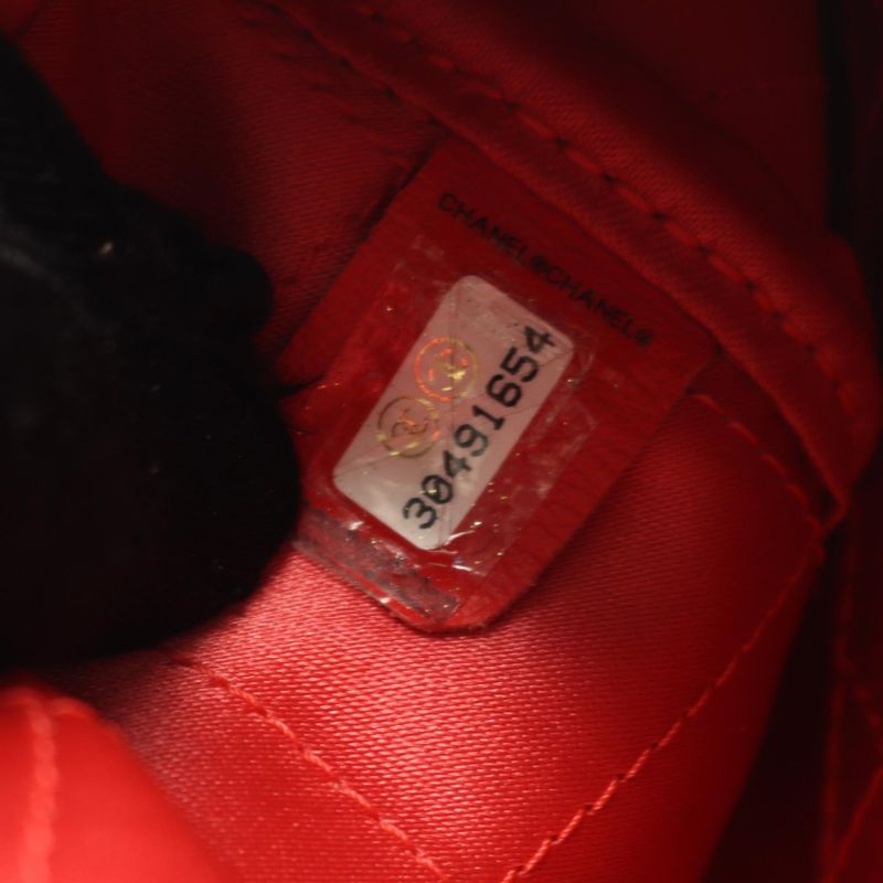 Chanel Shoulder Bag Matelasse Pink Lambskin Coco Mark Diamond Chain Shoulder