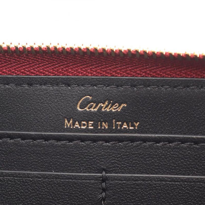 Cartier Round Long Wallet C De Cartier International L3002415 Cherry Red