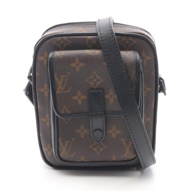 Louis Vuitton Shoulder Bag Christopher Wearable Wallet Monogram Macassar M69404