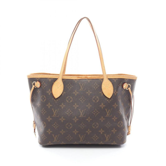 Louis Vuitton Tote Bag Neverfull PM Monogram M40155 PVC Coated Canvas Leather