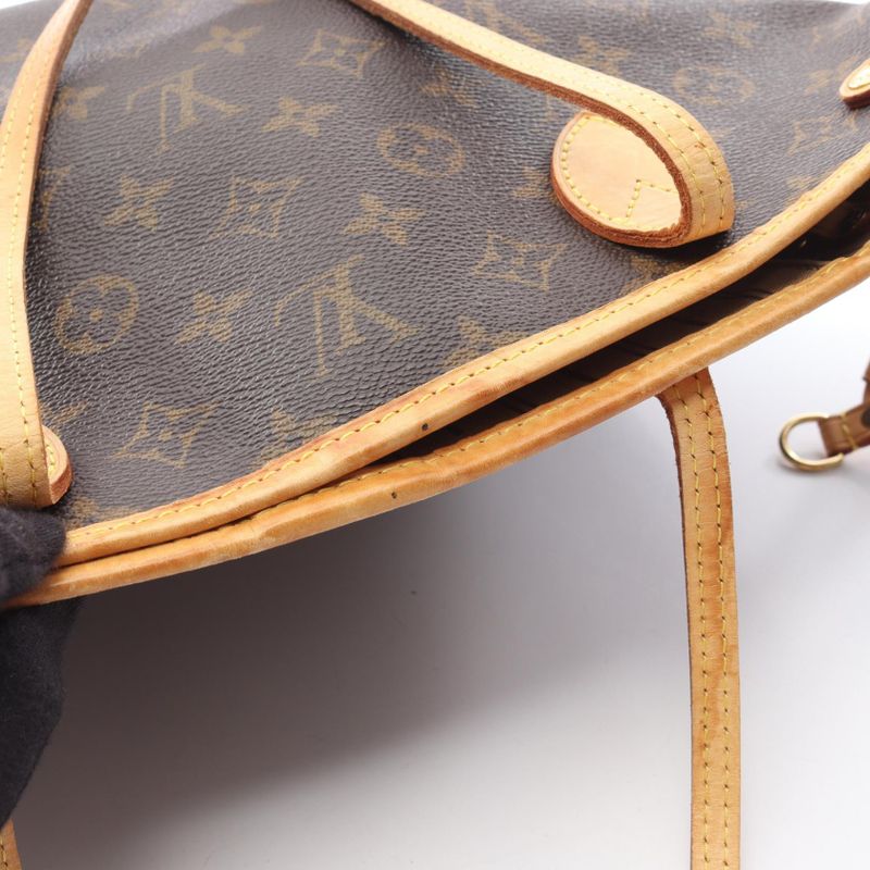 Louis Vuitton Tote Bag Neverfull PM Monogram M40155 PVC Coated Canvas Leather