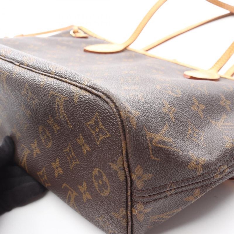 Louis Vuitton Tote Bag Neverfull PM Monogram M40155 PVC Coated Canvas Leather