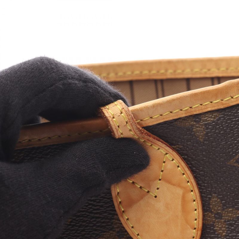 Louis Vuitton Tote Bag Neverfull PM Monogram M40155 PVC Coated Canvas Leather