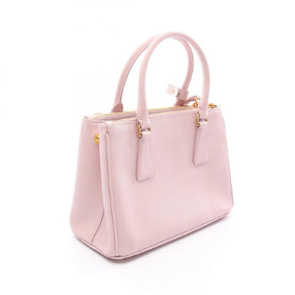 Prada Handbag Saffiano LUX Galleria Small 1ba896 Light Pink Saffiano Leather