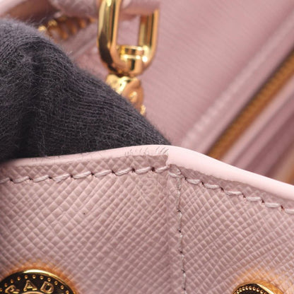 Prada Handbag Saffiano LUX Galleria Small 1ba896 Light Pink Saffiano Leather