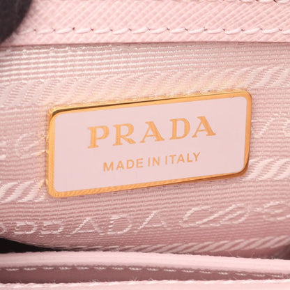 Prada Handbag Saffiano LUX Galleria Small 1ba896 Light Pink Saffiano Leather