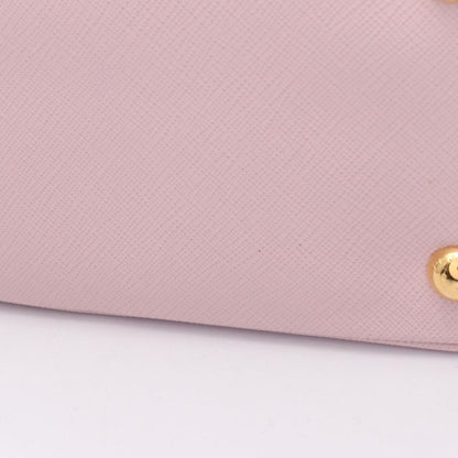 Prada Handbag Saffiano LUX Galleria Small 1ba896 Light Pink Saffiano Leather