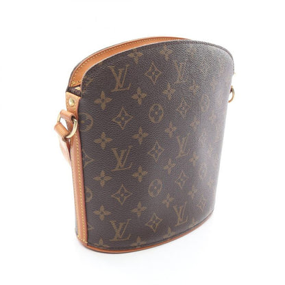 Louis Vuitton Shoulder Bag Drouot Monogram M51290 PVC Coated Canvas Leather