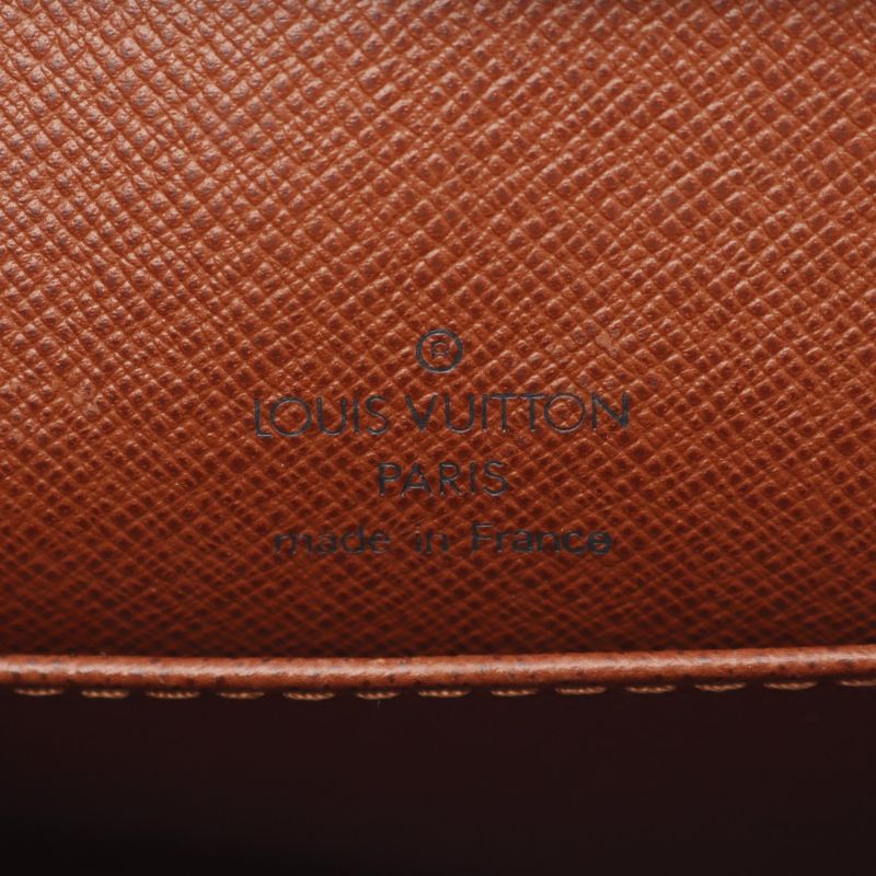 Louis Vuitton Shoulder Bag Drouot Monogram M51290 PVC Coated Canvas Leather