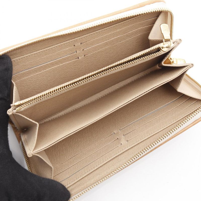 Louis Vuitton Round Long Wallet Zippy Wallet Monogram Mini Mastic M12369 Mastic
