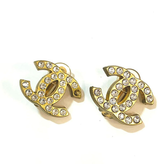 Chanel Rhinestone COCO Earrings: